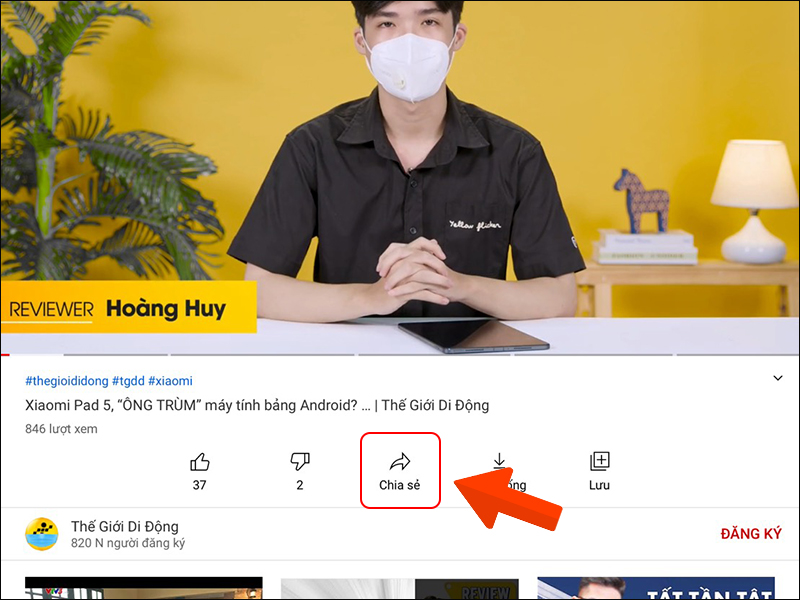 Lấy link video cần tải